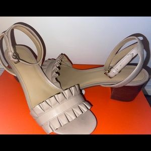 Nude Michael Kors block heel sandals